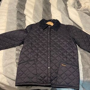 Men’s Barbour Liddesdale Quilted Jacket, size XL, color navy